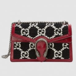 Small Shoulder Bag In Black GG Tweed