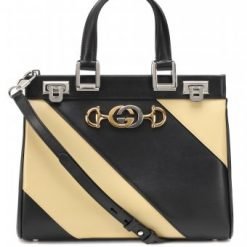 Zumi Small leather tote Beige P00398890
