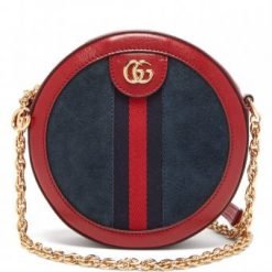 Ophidia leather and suede cross-body 1247432