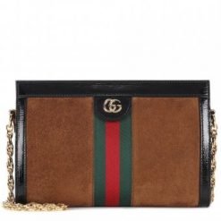 Ophidia GG Small suede shoulder P00321122