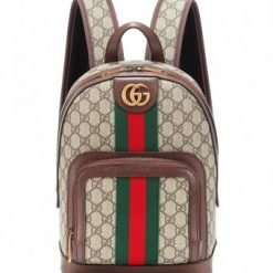 Ophidia GG small backpack Brown 00368628