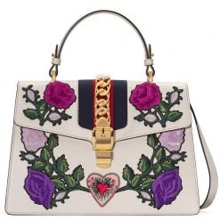 Sylvie Medium Floral Embroidered NMV3PKZ