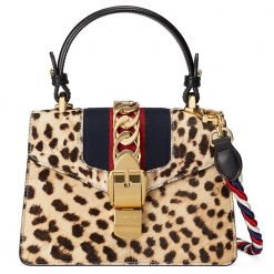 Sylvie Mini Calf-Hair Satchel NMV3JRN