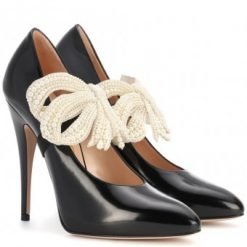 Gucci Embellished leather pumps Nero