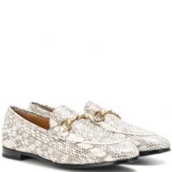 Gucci Jordaan snakeskin loafers Roccia