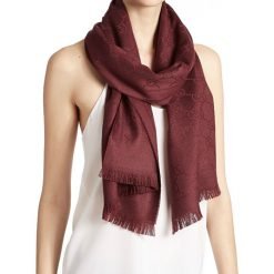 GG Pattern Scarf Red N4087050322871