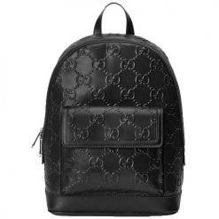 Gucci GG print embossed backpack